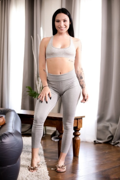 see through yoga pants naked picture