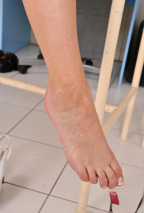 cum on toes art nude image
