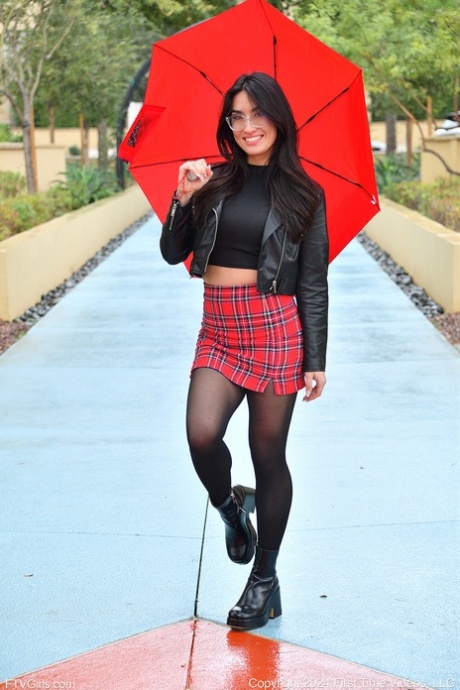 leggings de cuero caliente bonita foto
