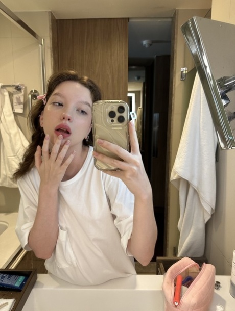 tynd brunette teenager ret perfekt Foto