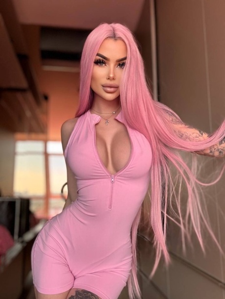 cabello rosa sexo superior recopilación