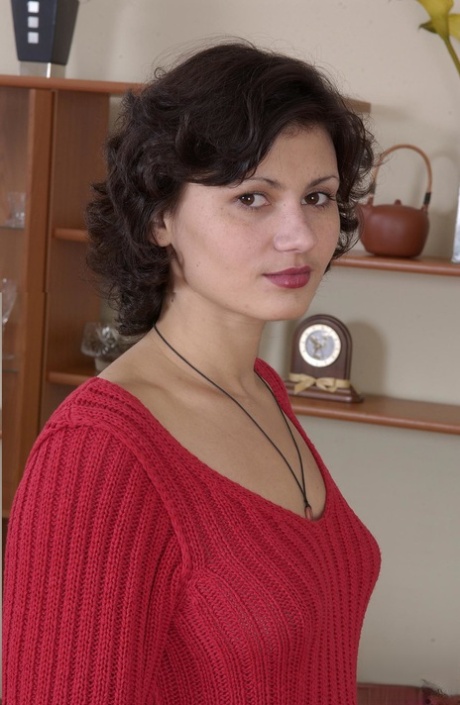 curly brunette exclusive image
