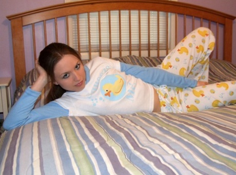 pajamas naked photo