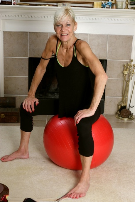 mature fitness beautiful image