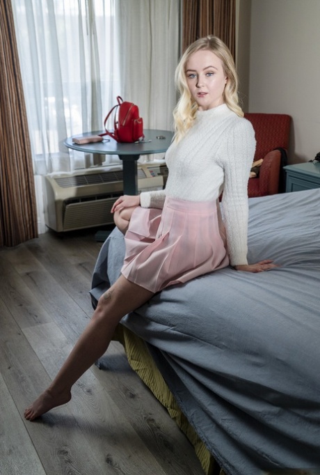 blonde blauwe ogen naakten het beste afb