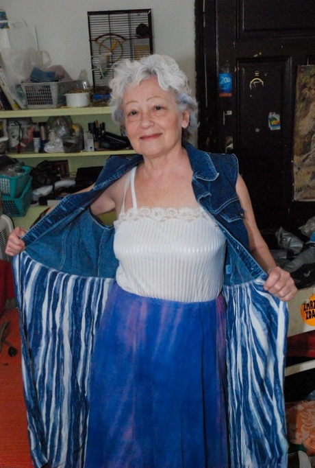 granny dress art nude photo