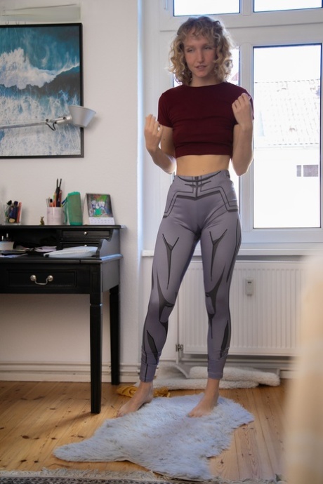 Yogahosen perfekte foto