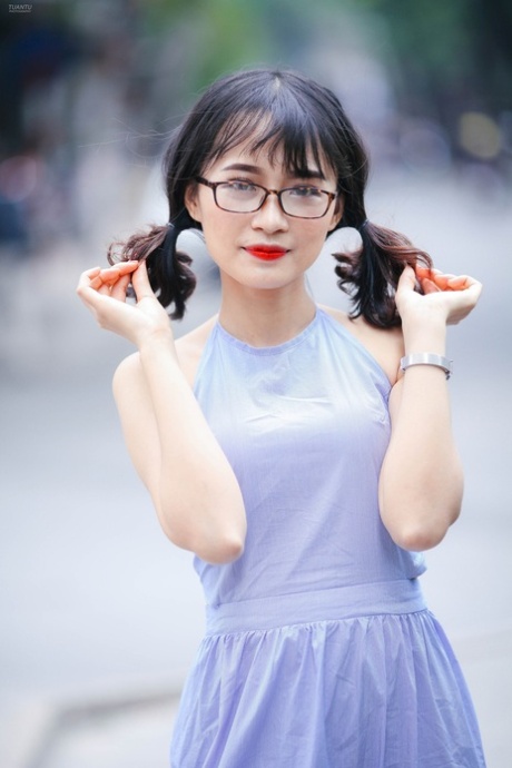 vestido asiático lindo coleção