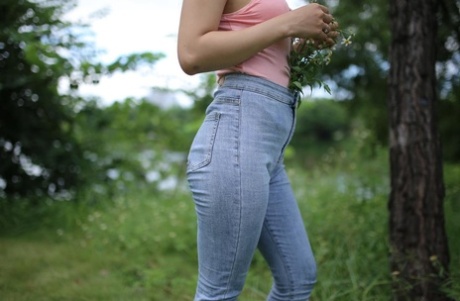 jeans attillati bello fotografie