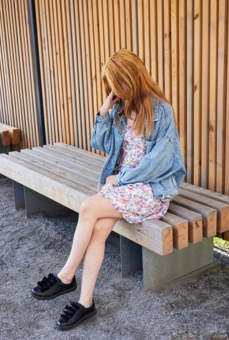 redhead outdoor pretty images