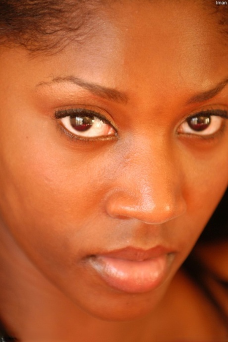 Iman naked model images
